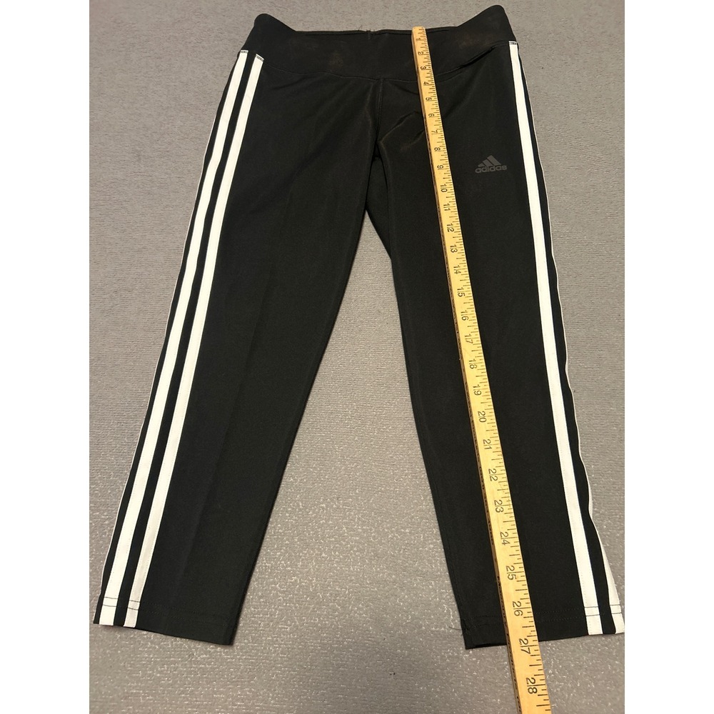 Adidas Aeroready Climalite 7/8 Yoga Training Tights Black White GL0615 Womens S - Picture 4 of 7